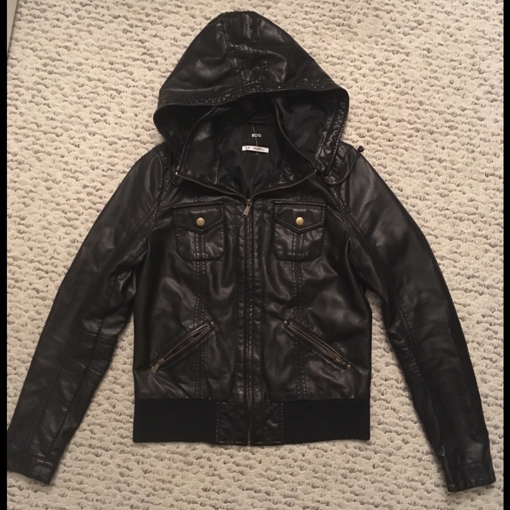 Faux Leather Jacket